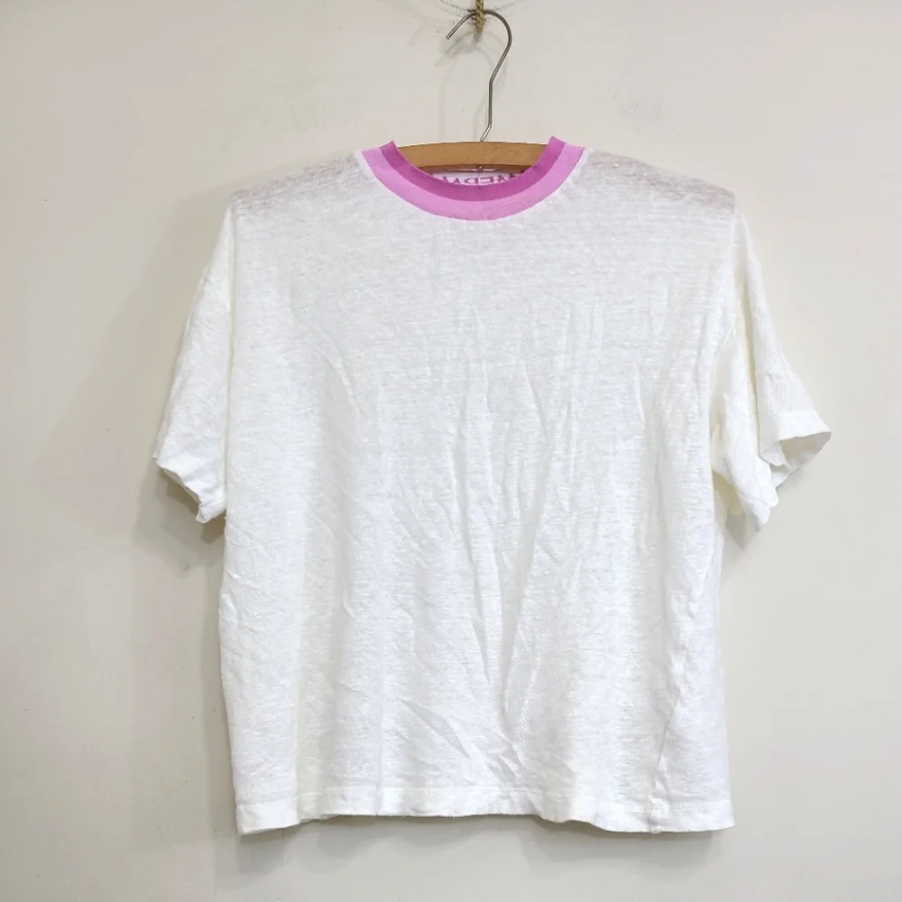 Zimmermann Linen Ringer Tee